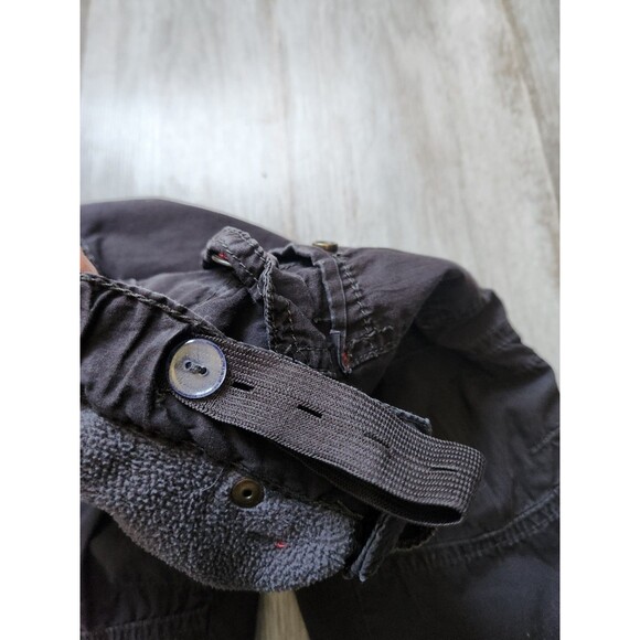 Pumpkin Patch Toddler Cargo Pants 2T Gray Elastic Waist Fleece Lined Adjustable - Picture 6 of 11